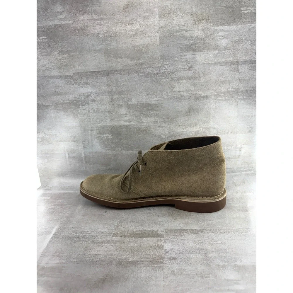 Clarks Men Desert Boots Olive Green Suede Chukka Ankle Boots 61139099 Size 11M
